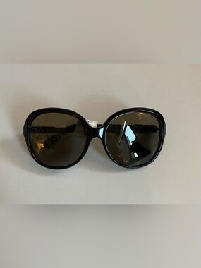 Gucci Oversized Oval Women's Sunglasses Dark Toirtoiseshell